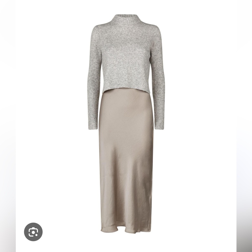 ALLSAINTS // tierny 2 in 1 sweater slip dress